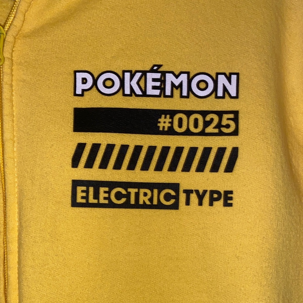 Pokémon Pikachu Jacket Costume Hoodie Youth Size XXL (18) 🔥 YB4 - Picture 3 of 5
